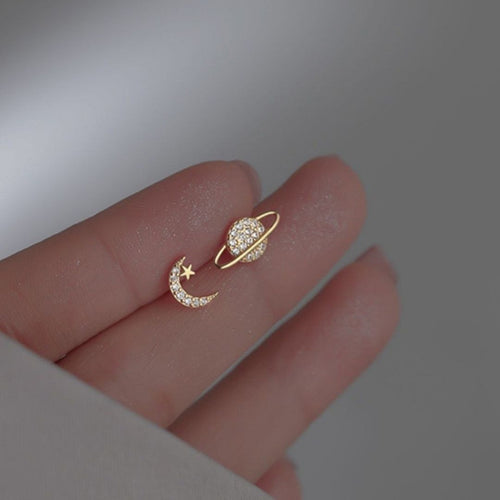 Galaxy Glimmer Studs Earrings