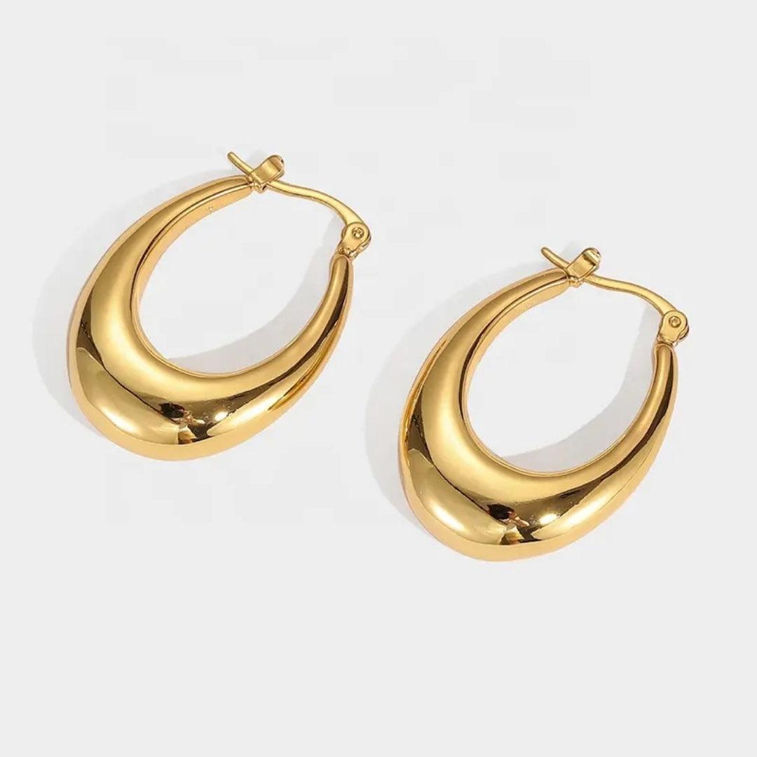 Timeless Gold Hoops Earrings