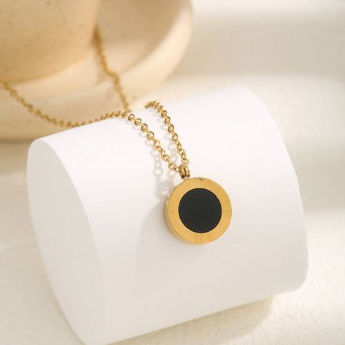 Solstice Roman Charm Necklace (Worn in 2 way)