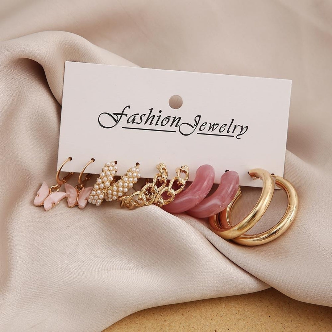 Sunset Hues Ensemble Combo Earring