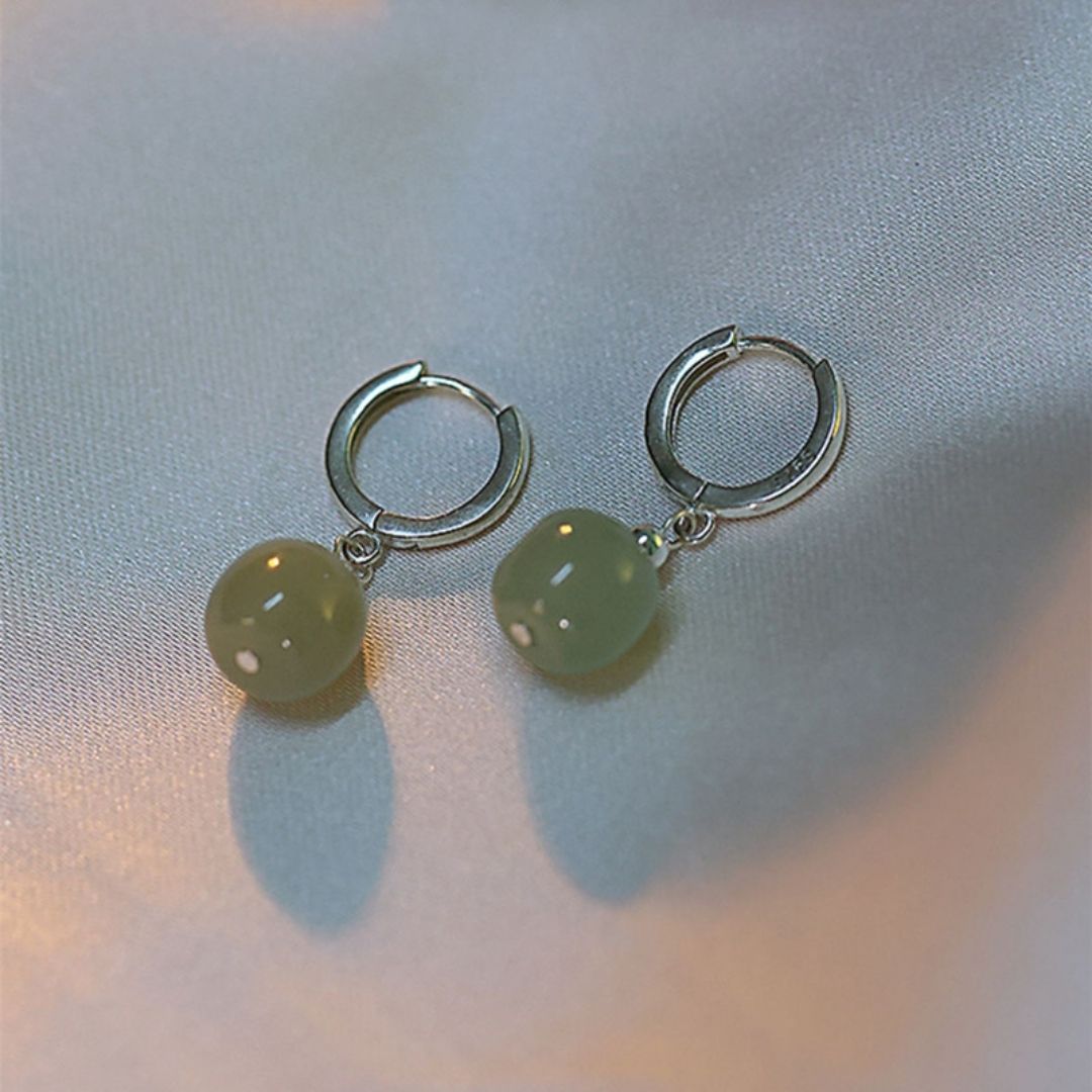 Sage Hoops Huggies Earrings