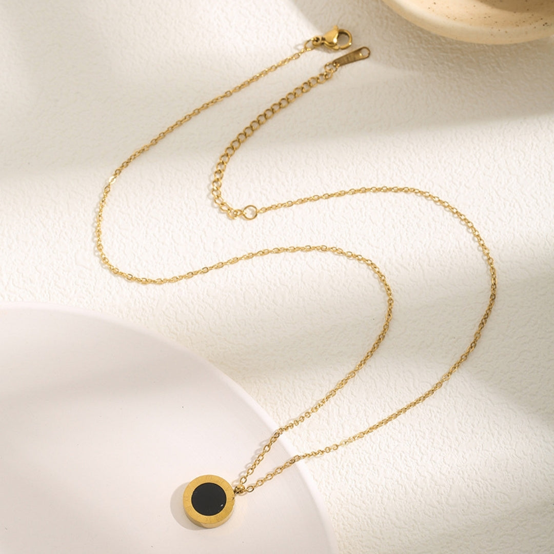 Solstice Roman Charm Necklace (Worn in 2 way)