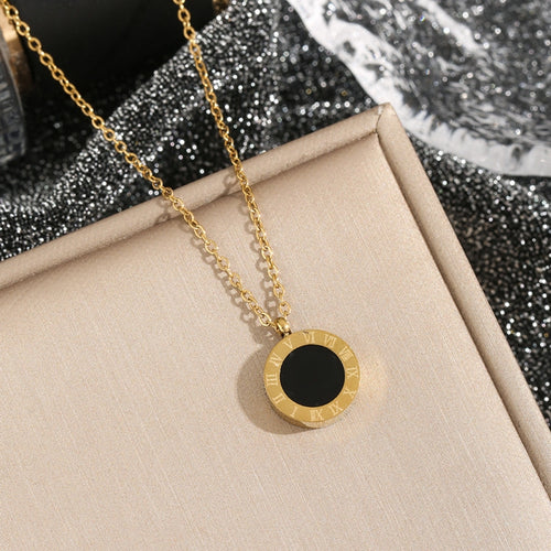 Solstice Roman Charm Necklace (Worn in 2 way)