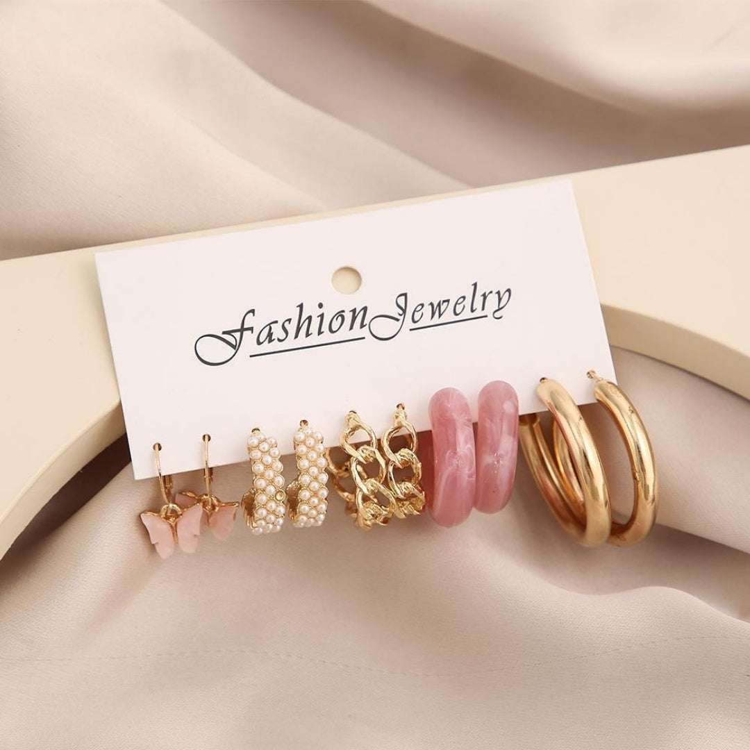 Sunset Hues Ensemble Combo Earring