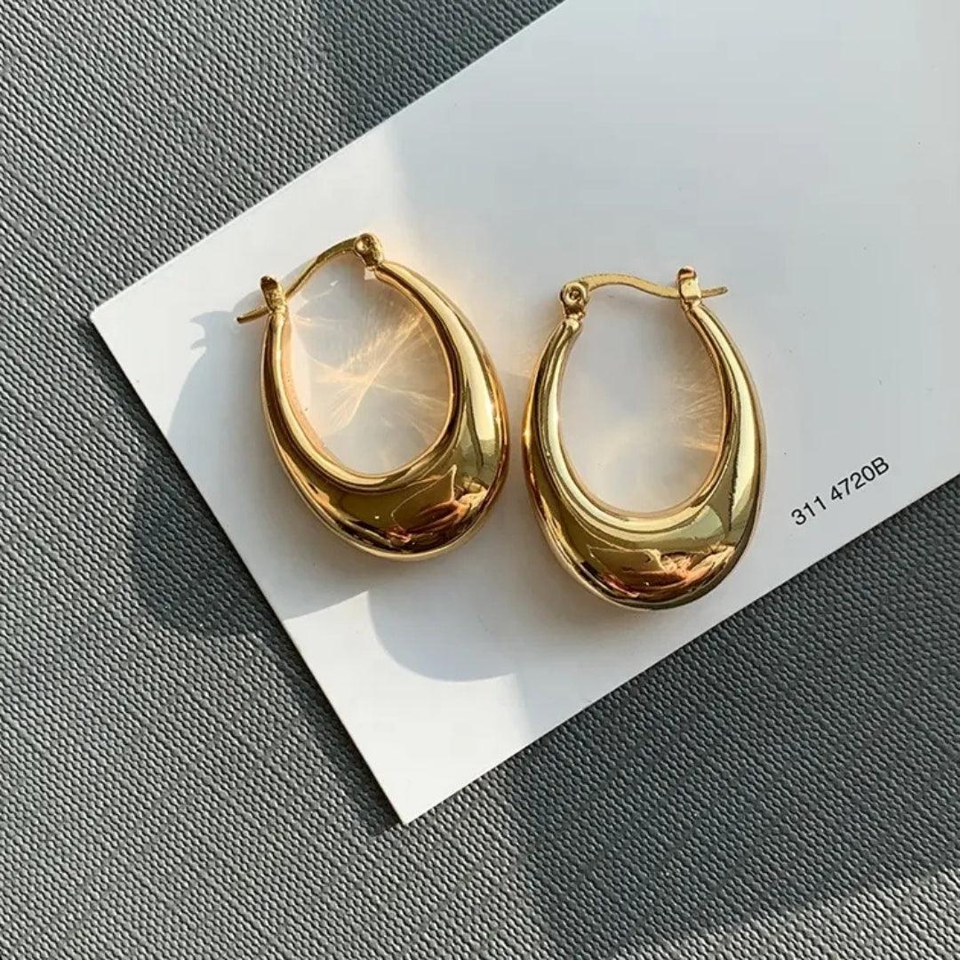 Timeless Gold Hoops Earrings