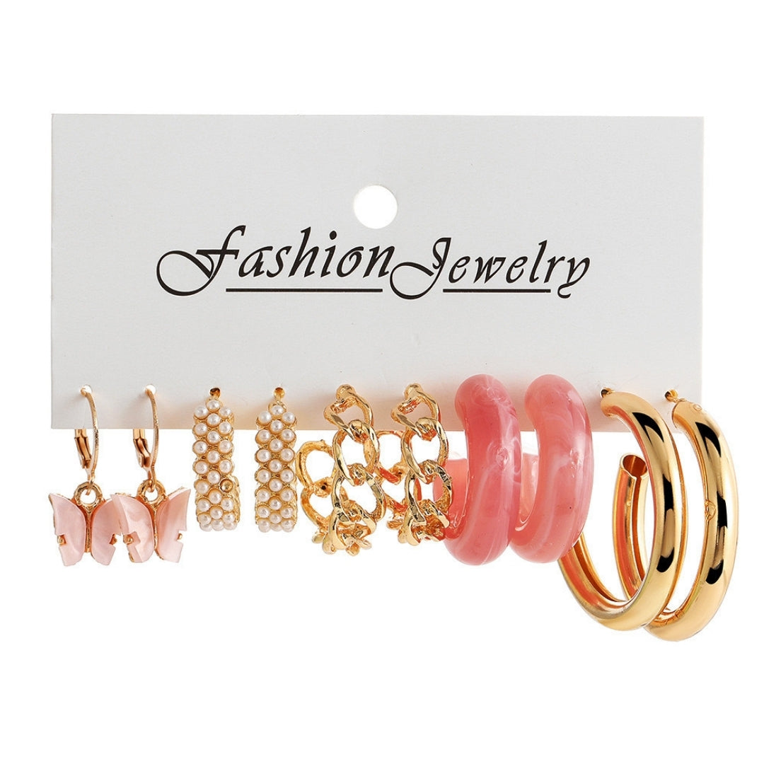 Sunset Hues Ensemble Combo Earring