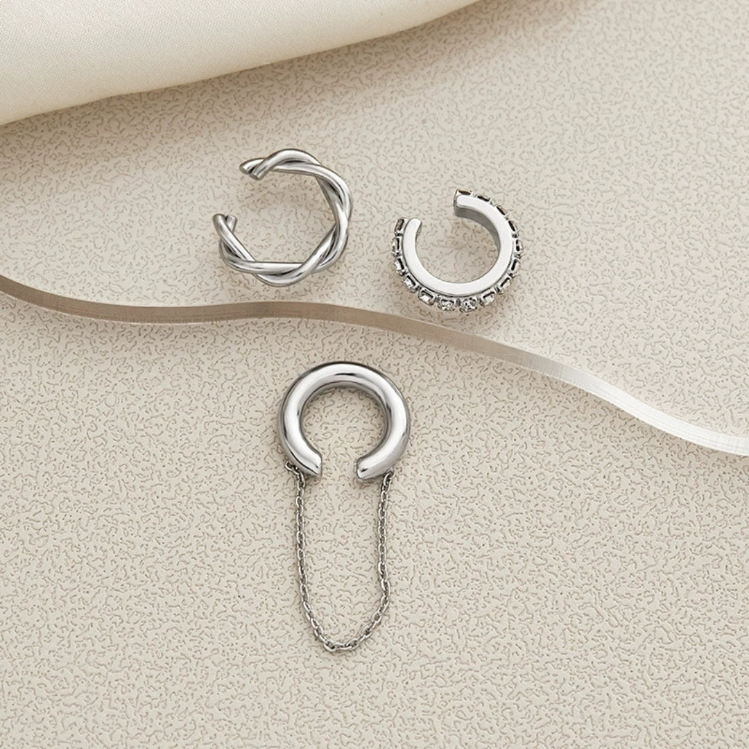 Vortex Ear Wrap Earcuff Earrings (single ear)