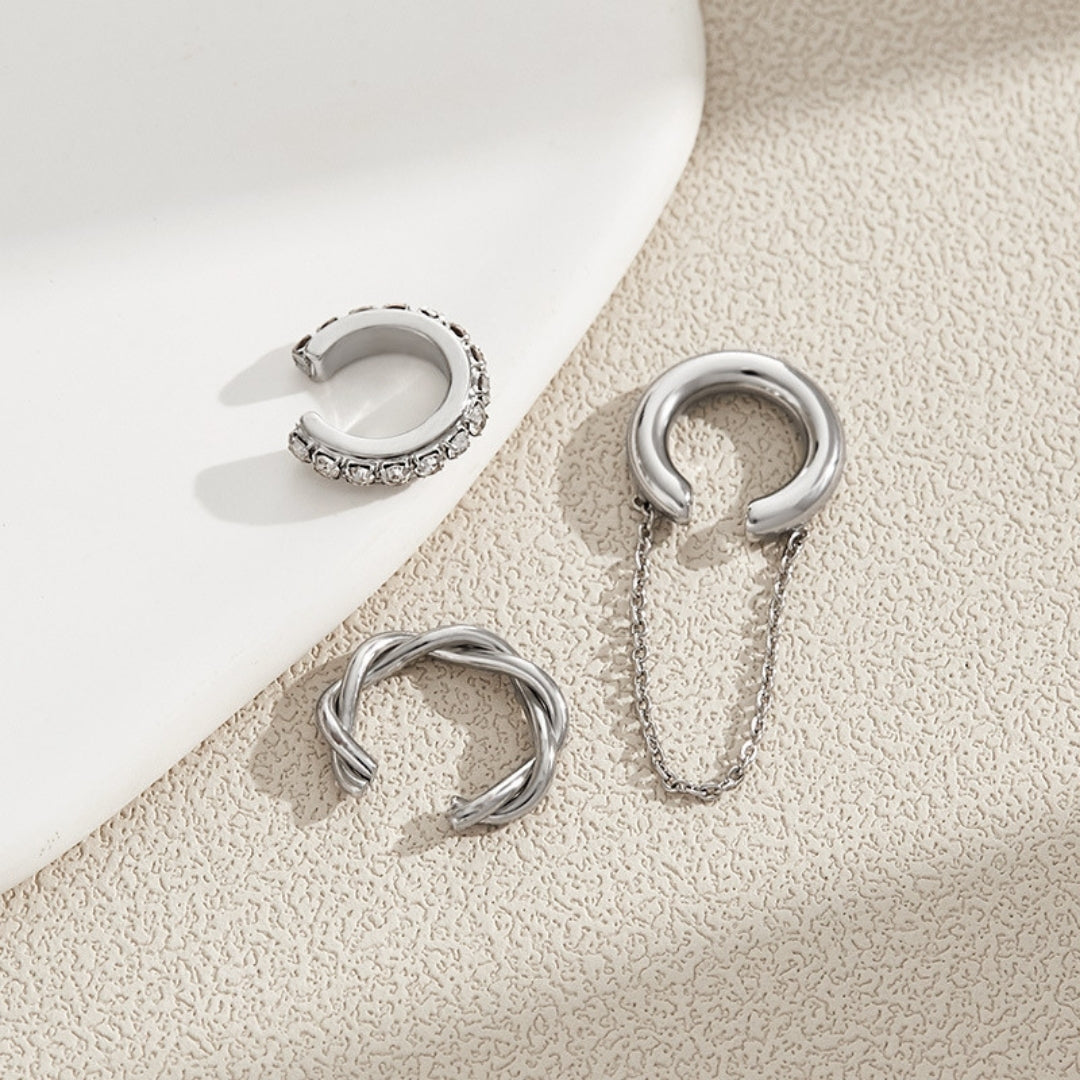 Vortex Ear Wrap Earcuff Earrings (single ear)