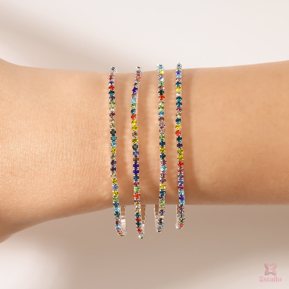 Rainbow Rizz Stretchable Bracelet