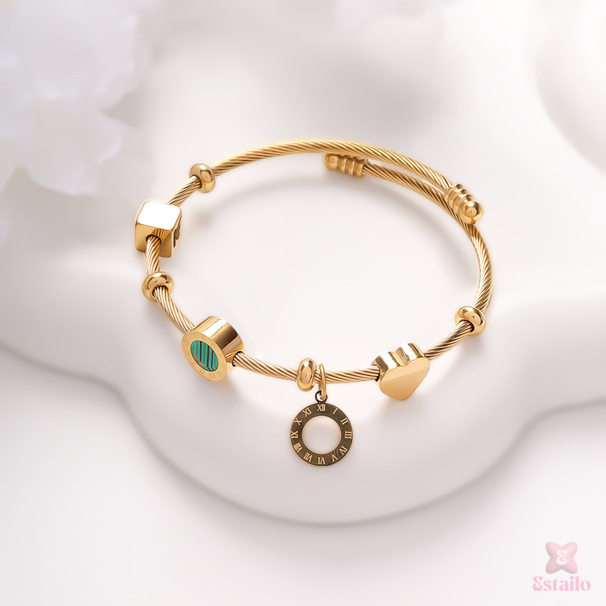 Dainty Roman Statement Bracelet