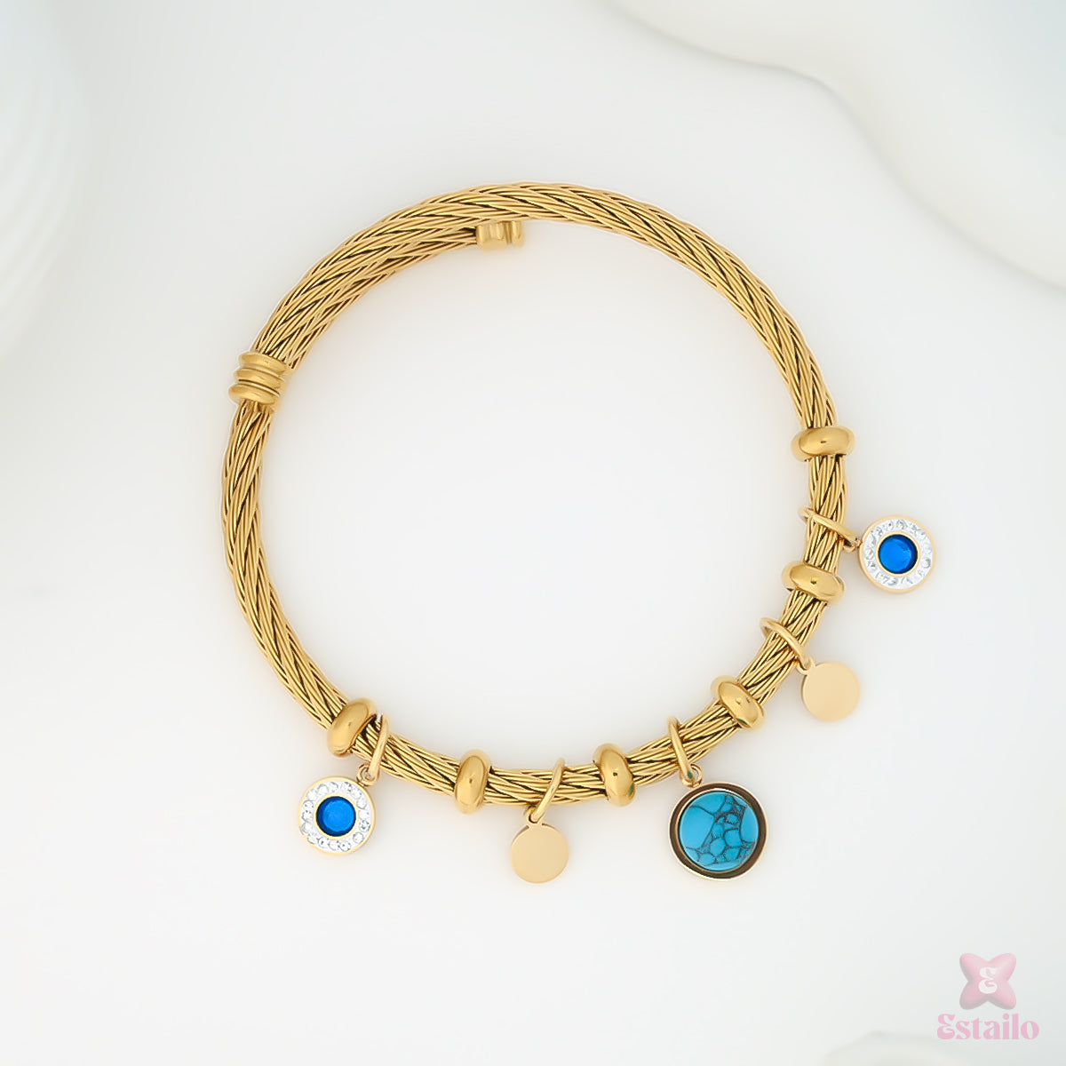 Bling Mystic Eye Statement Bracelet