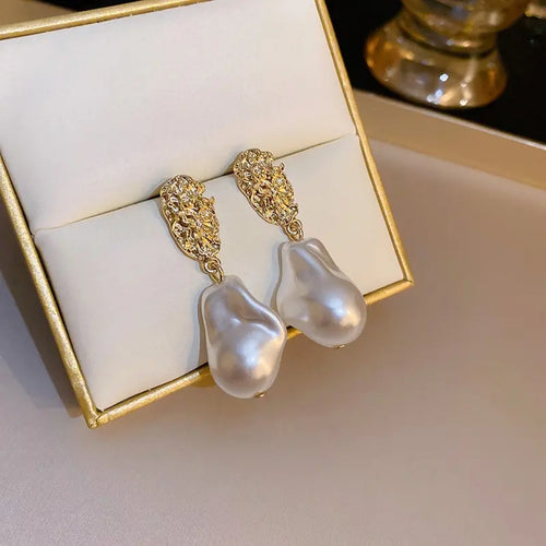 Opal Glow Statement Earring