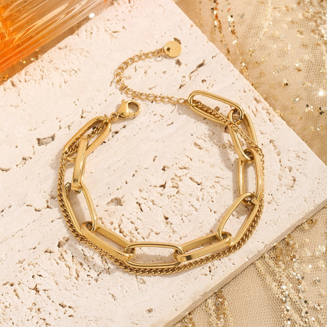 Dual Layer Chain Bracelet