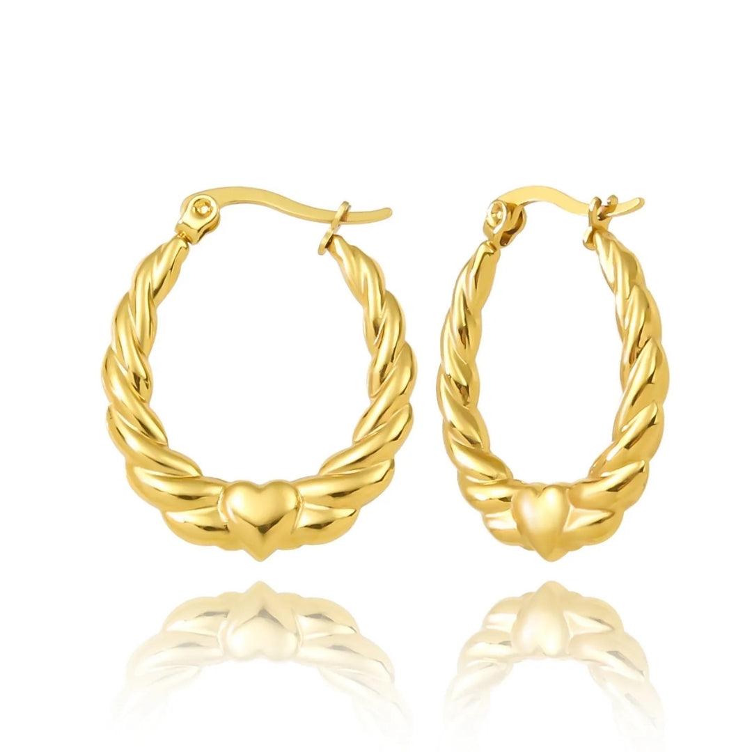 Anti- Tarnish Hoops Earrings