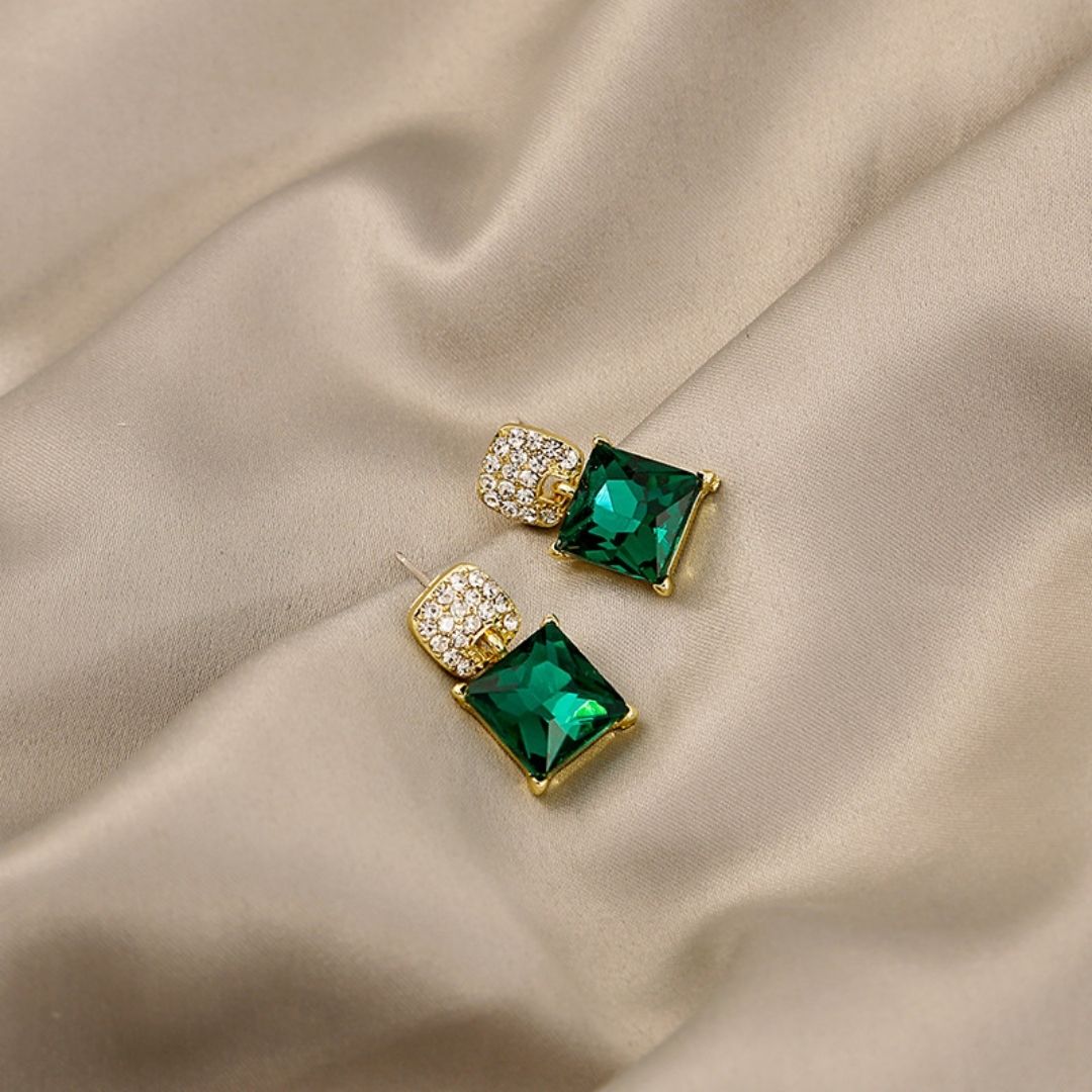 Emerald Royale Drops Earrings