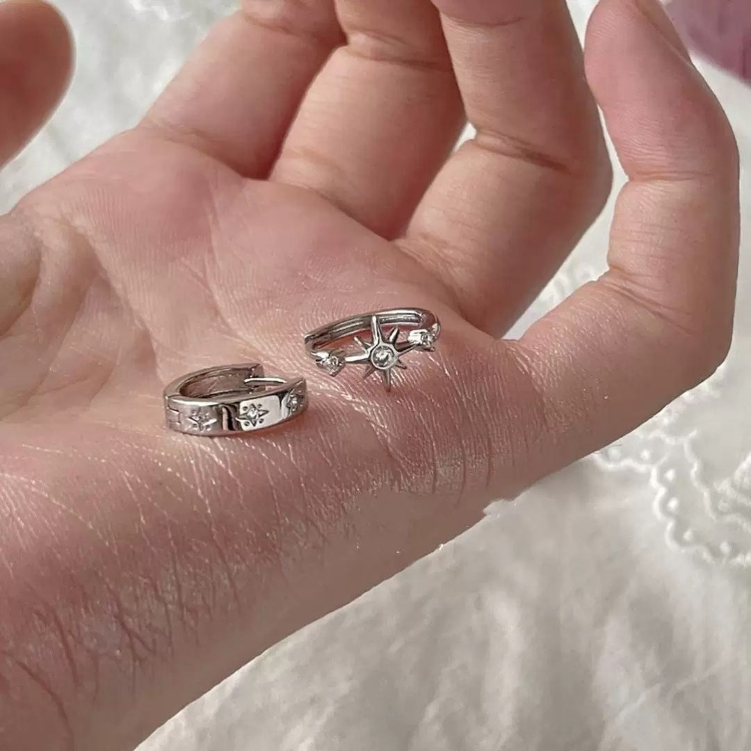 Night Sky Huggies Earcuff  Earrings (Single Ear)