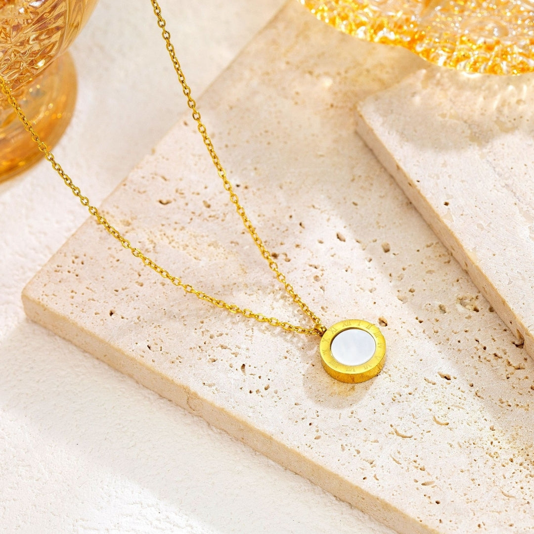 Solstice Roman Charm Necklace (Worn in 2 way)