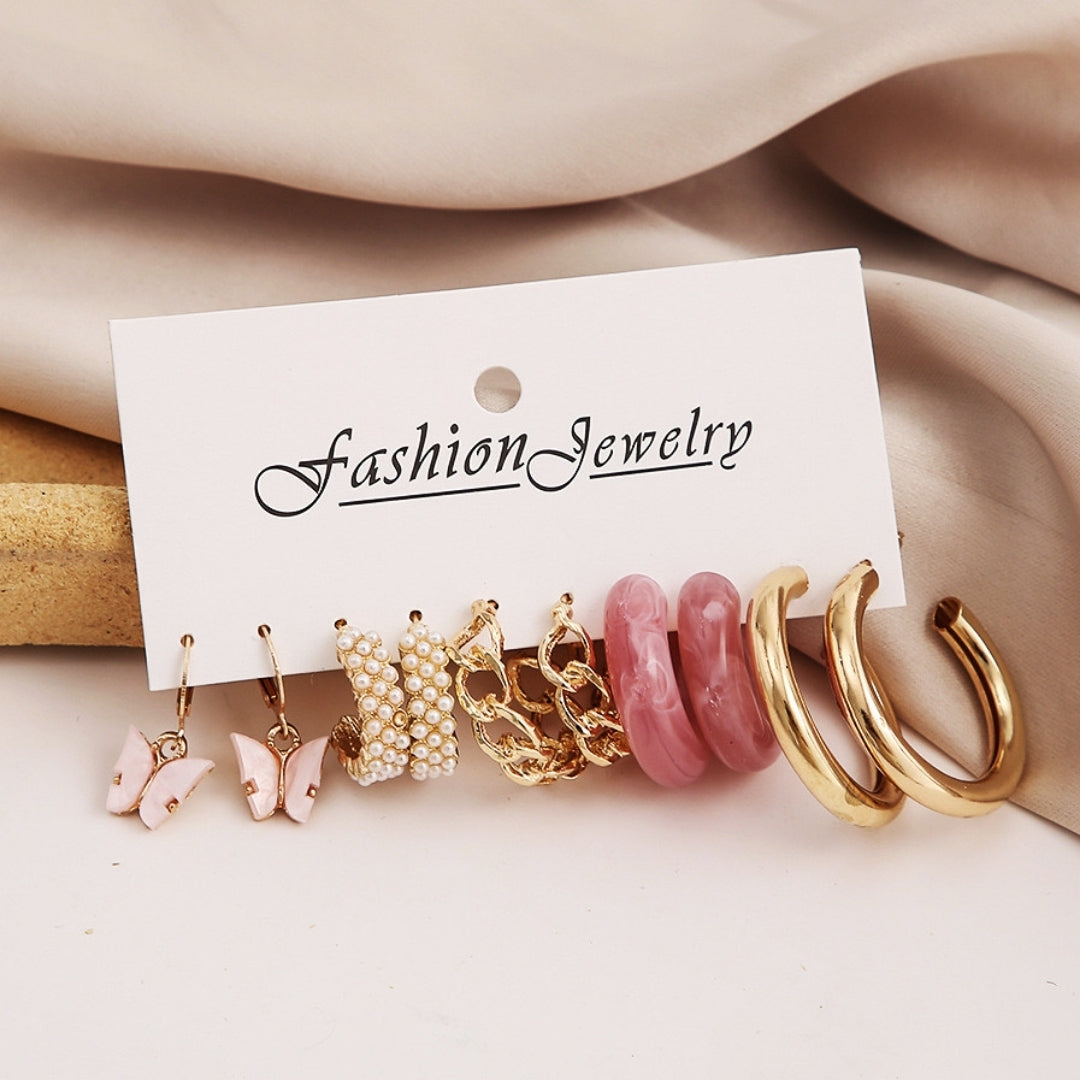 Sunset Hues Ensemble Combo Earring