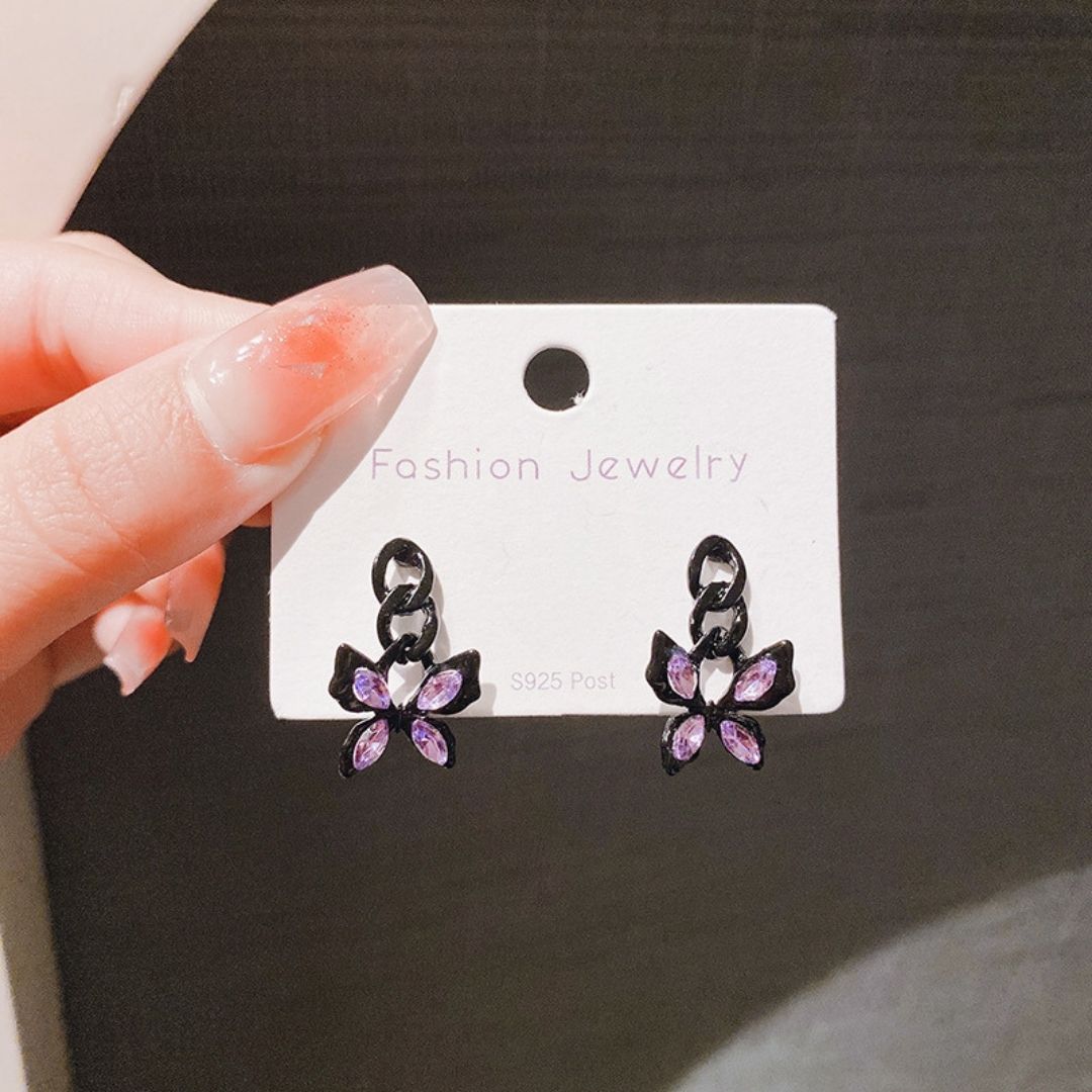 Celestial Dusk Butterflies Earrings