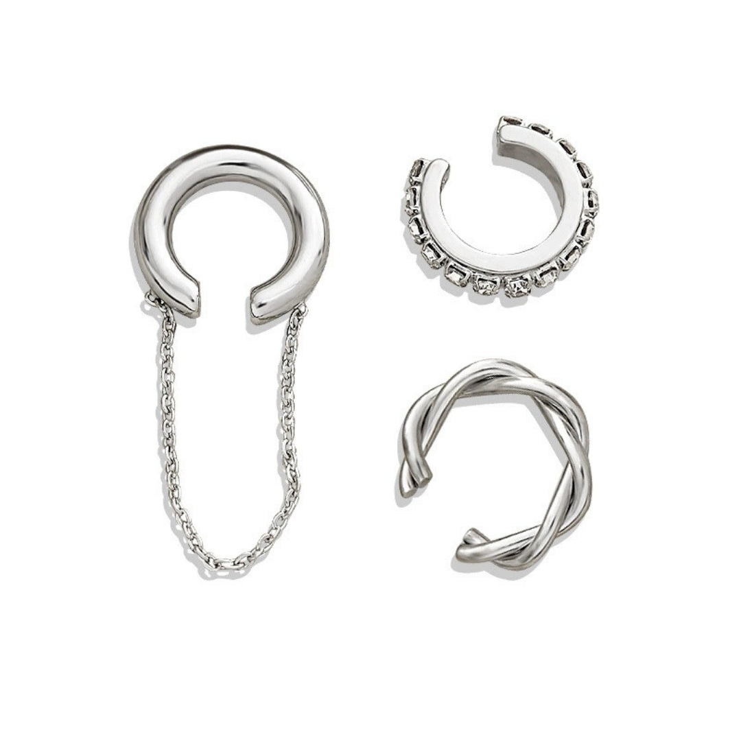 Vortex Ear Wrap Earcuff Earrings (single ear)