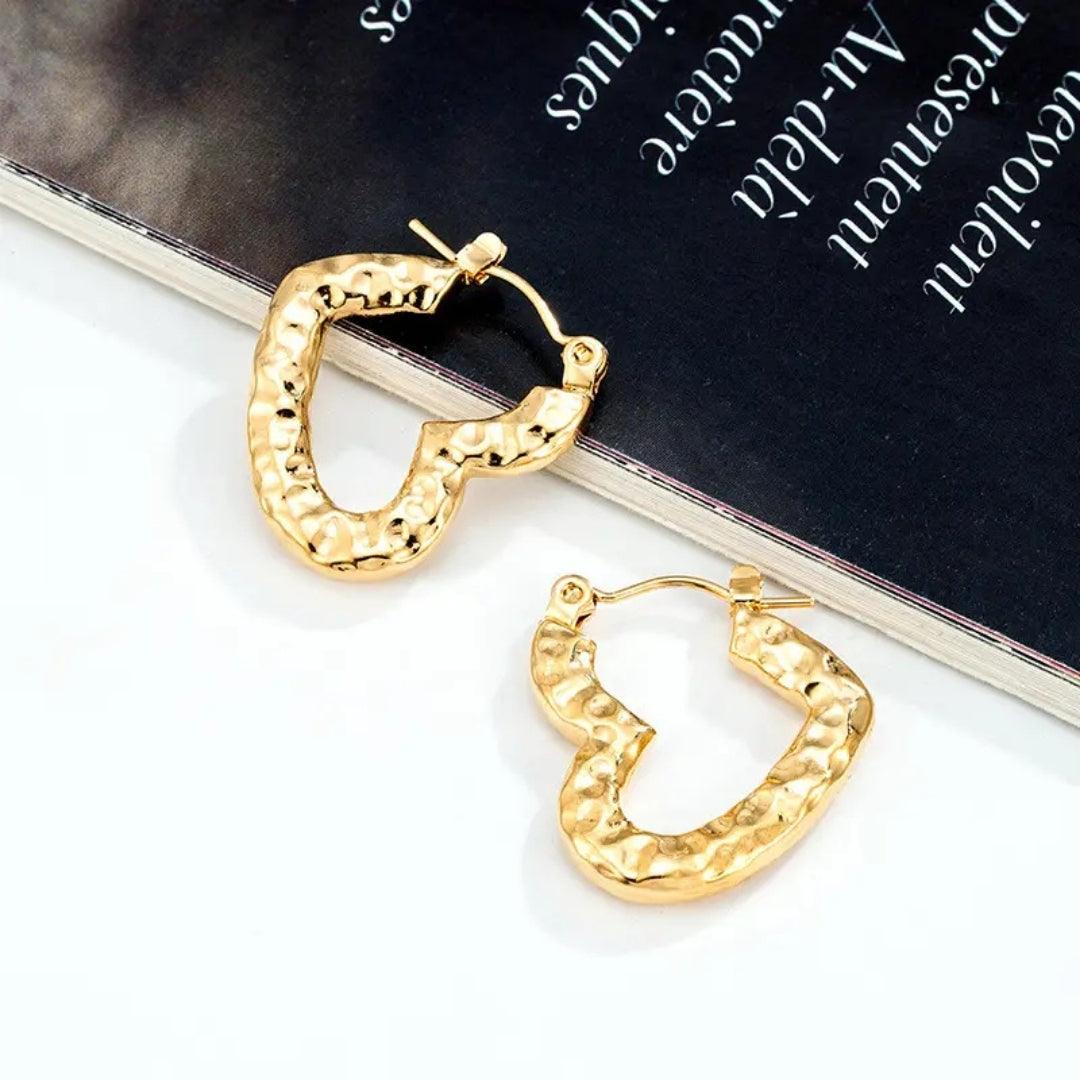 Radiant Love Hoops Earrings