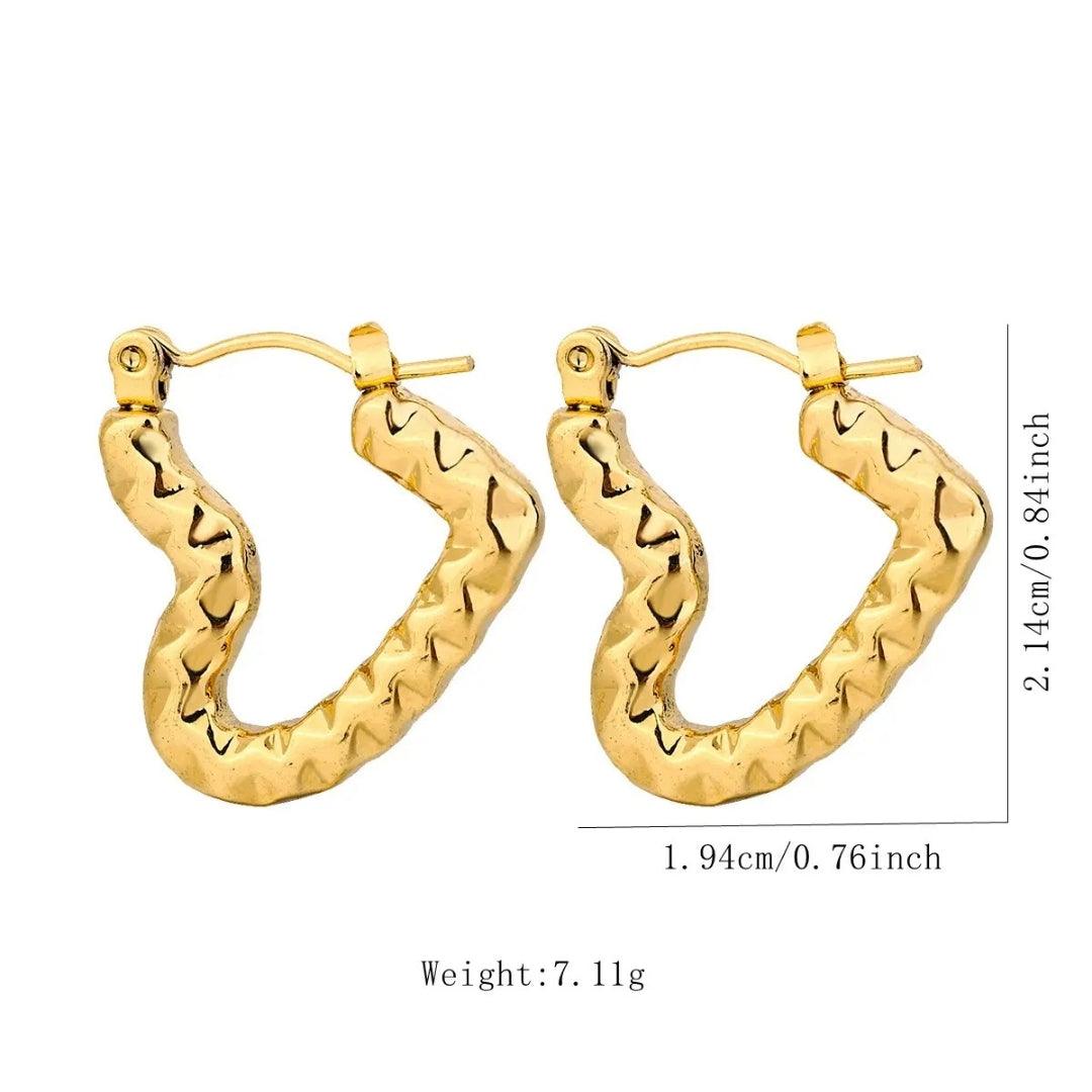 Radiant Love Hoops Earrings