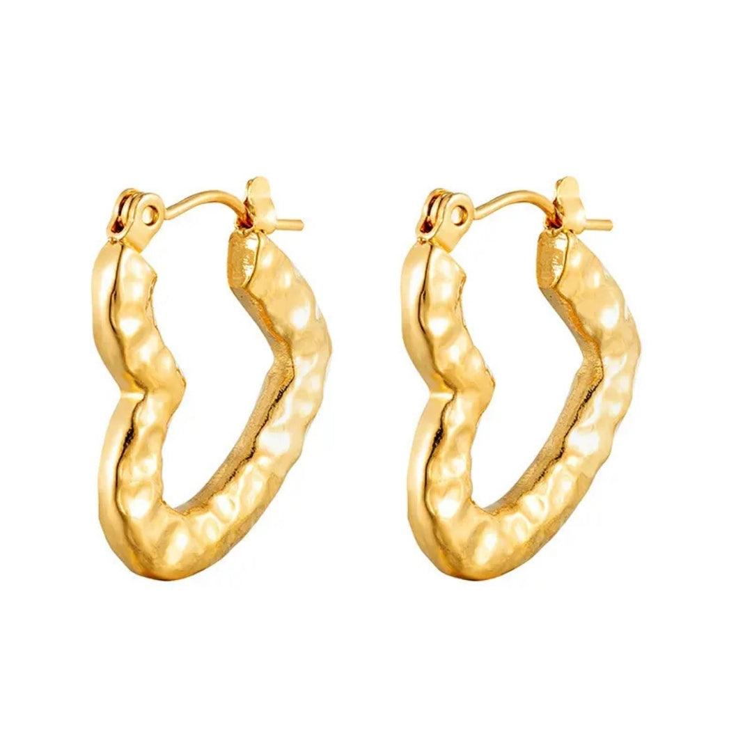 Radiant Love Hoops Earrings