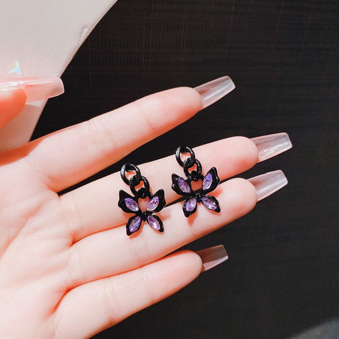 Celestial Dusk Butterflies Earrings