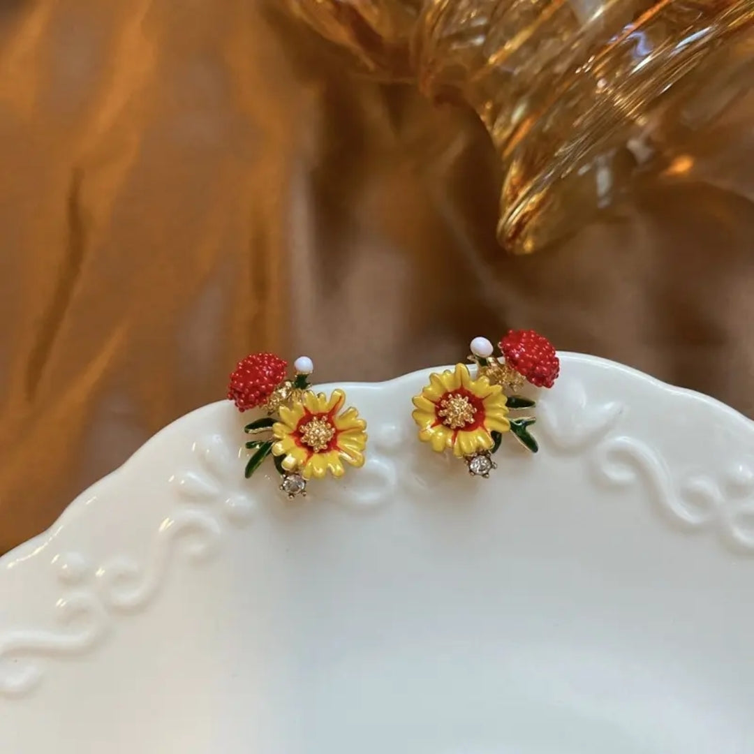 Sunshine Blossom Earrings