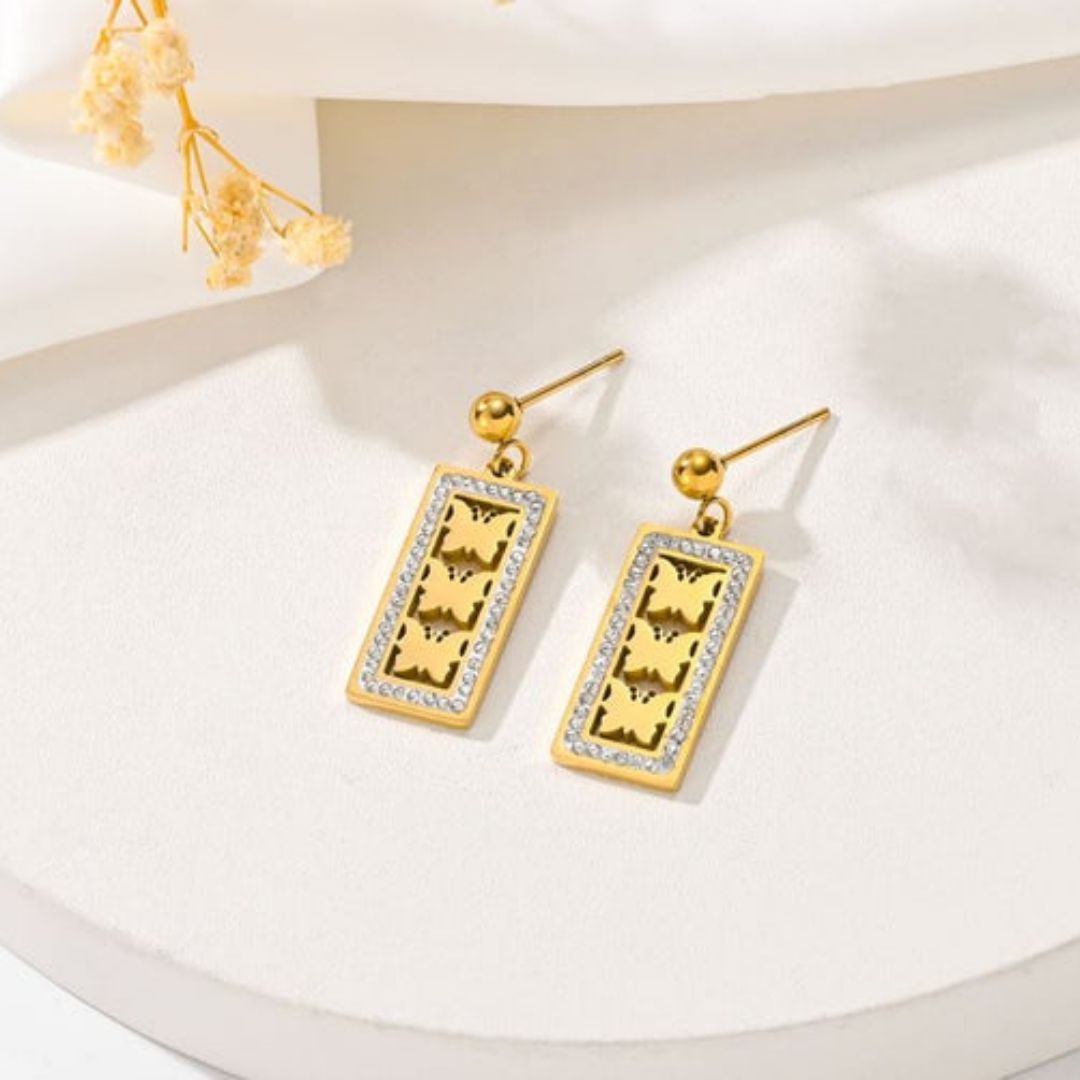 Trio Flutters Luxe Hoops Earrings