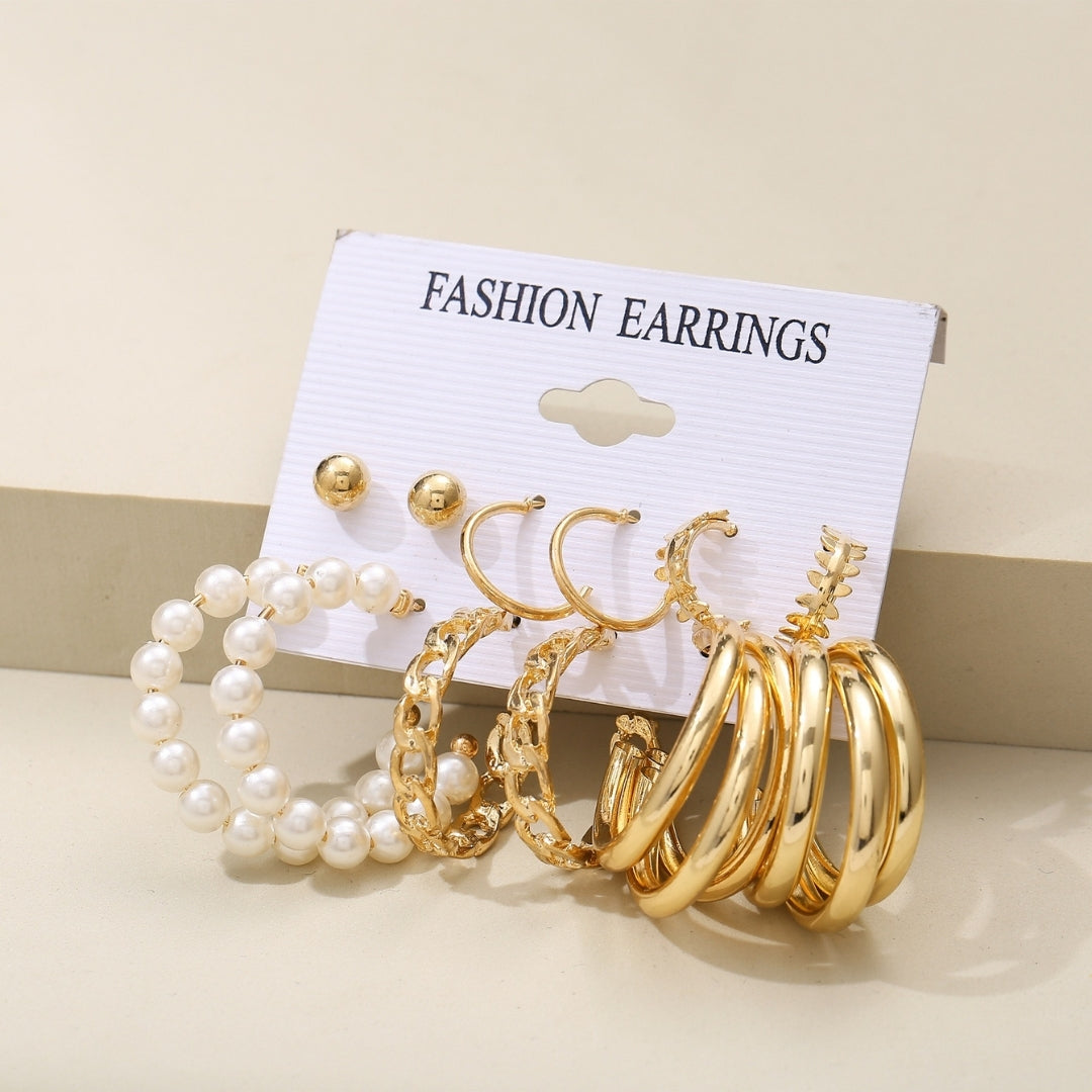 Golden Goddess Combo Earring
