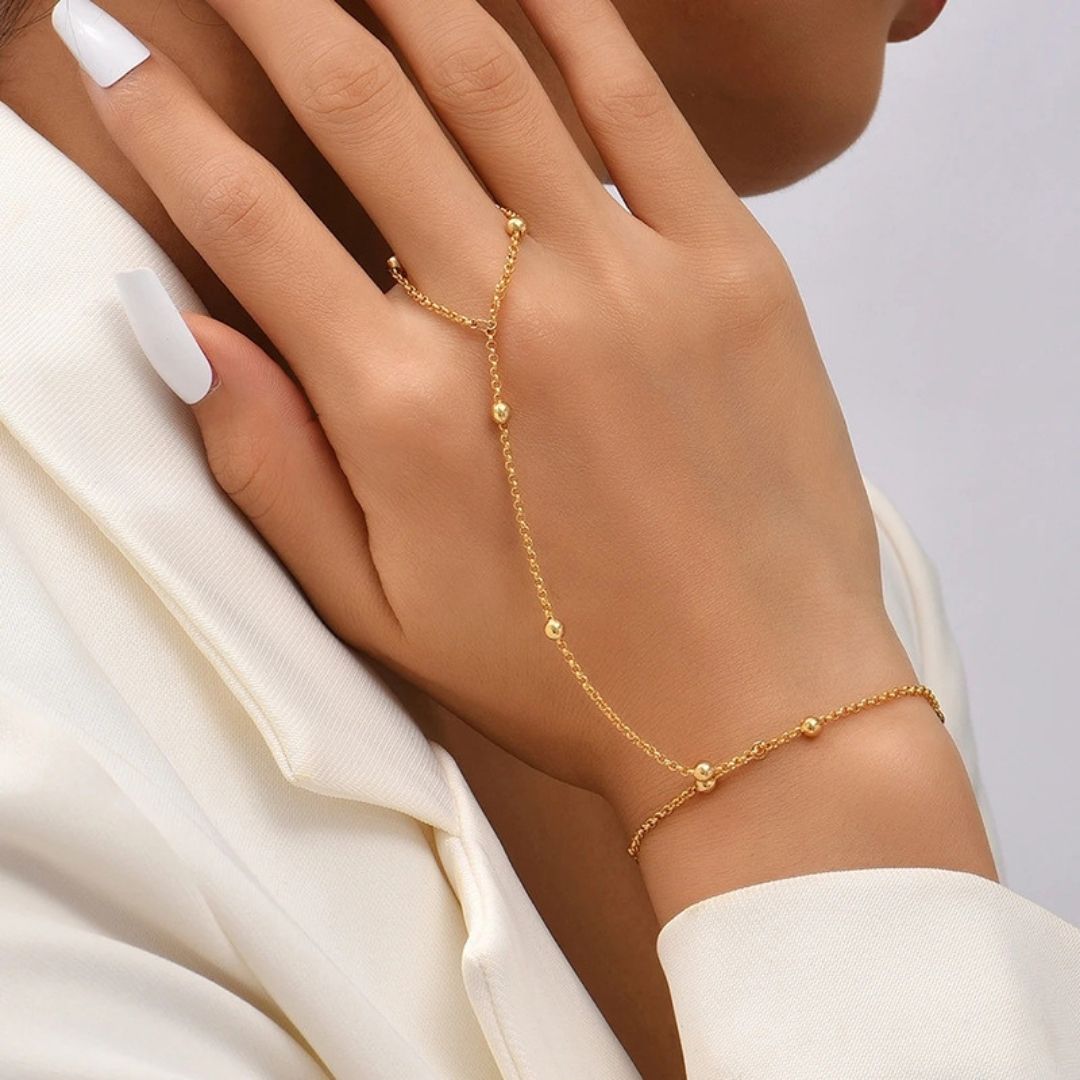 Zion Dainty Hand-Chain Bracelet