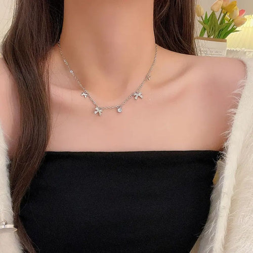Pixie Bow Charm Necklace