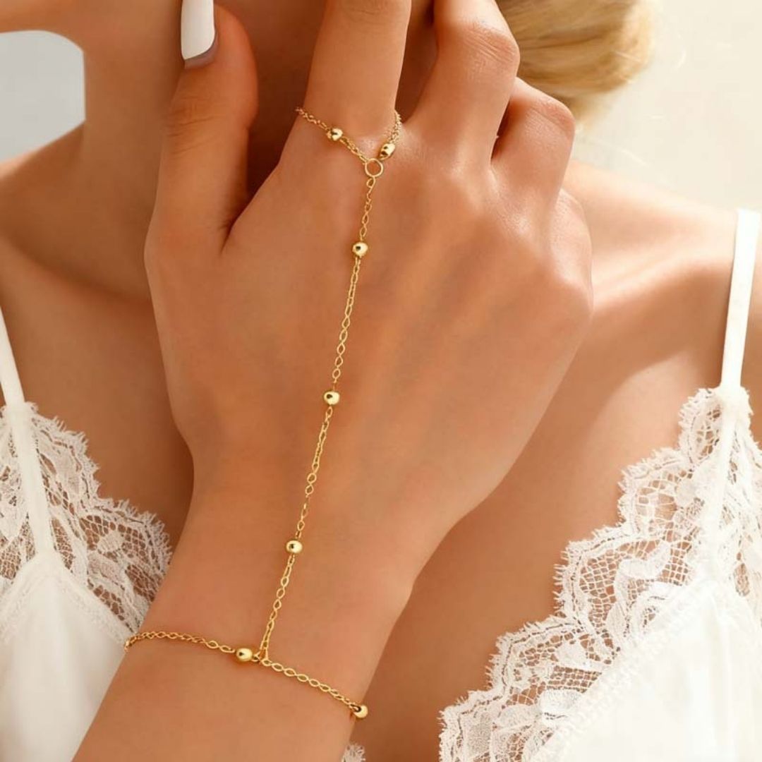 Zion Dainty Hand-Chain Bracelet