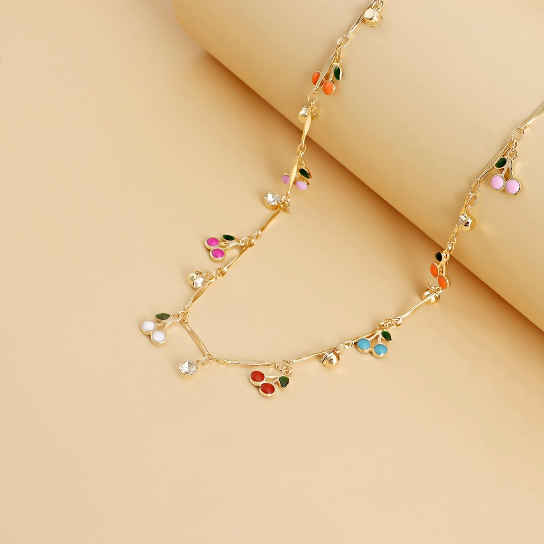 Cherry Blossom Charm Necklace