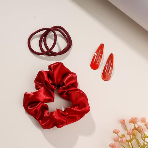 Ruby Glow  Hair Accessories Set