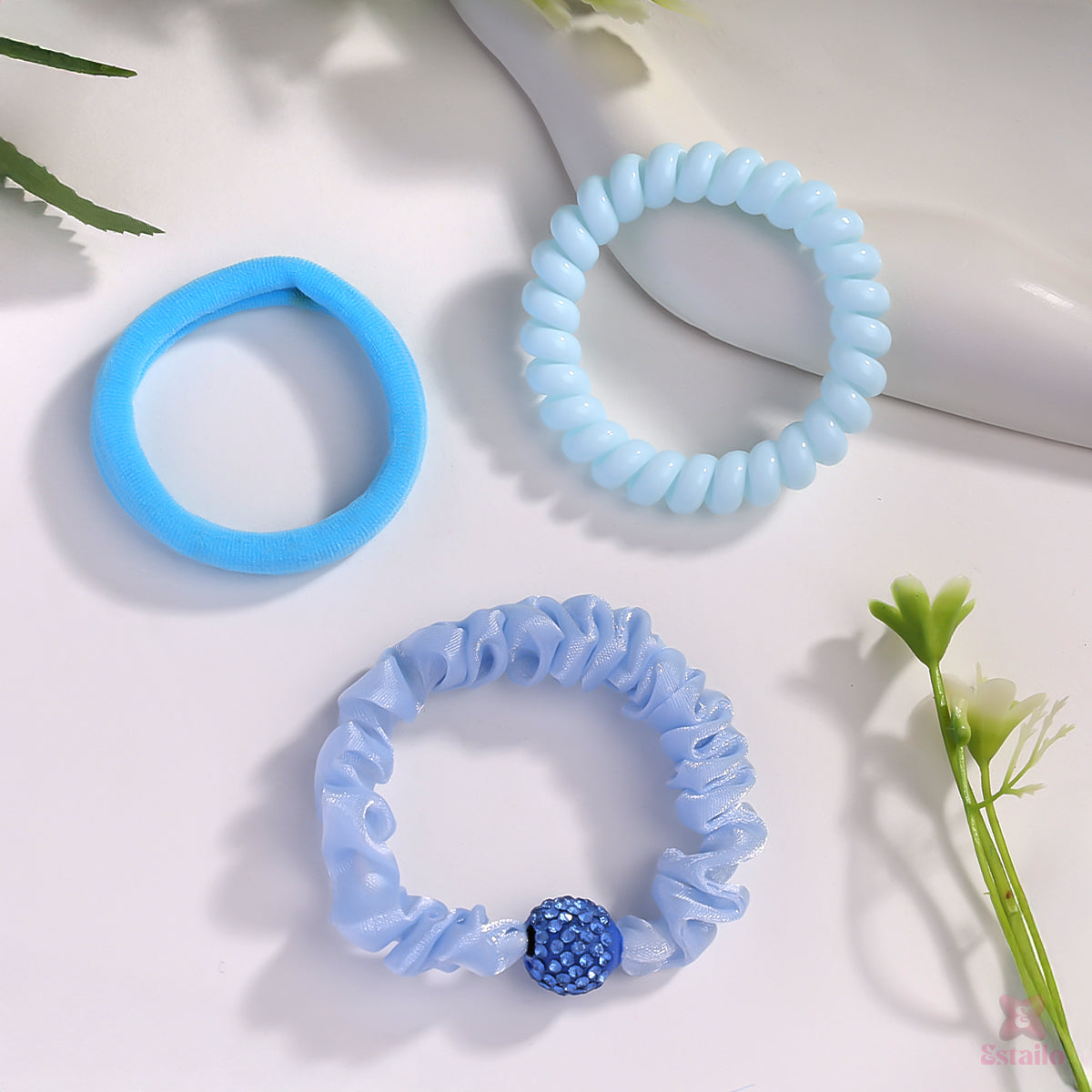 GlitzGrip Scrunchie (pack Of 3)