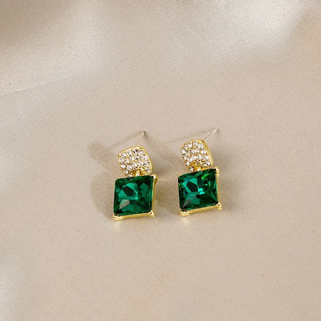 Emerald Royale Drops Earrings
