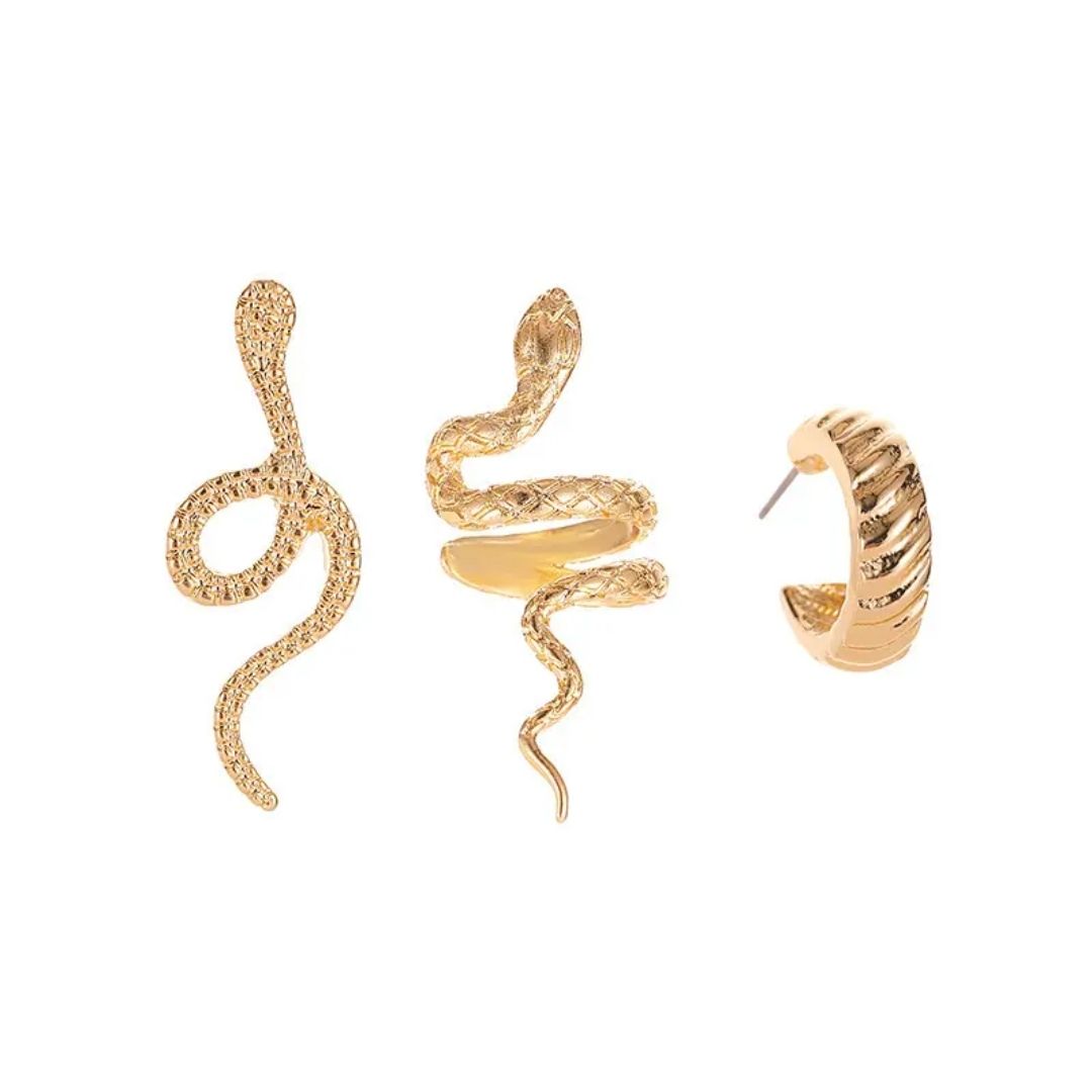 Gold Snake Ear Cuff (Single ear)