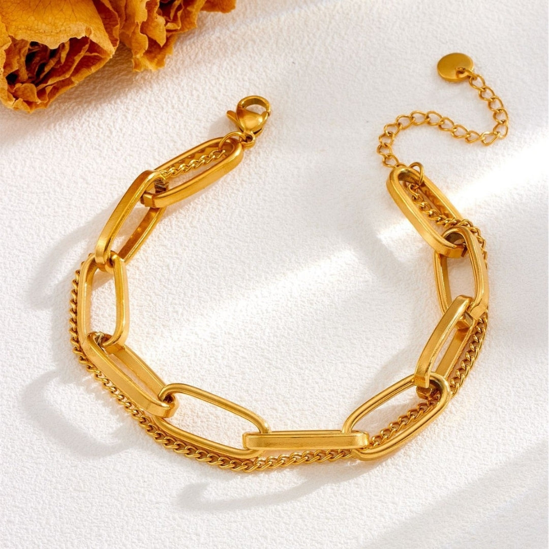 Dual Layer Chain Bracelet