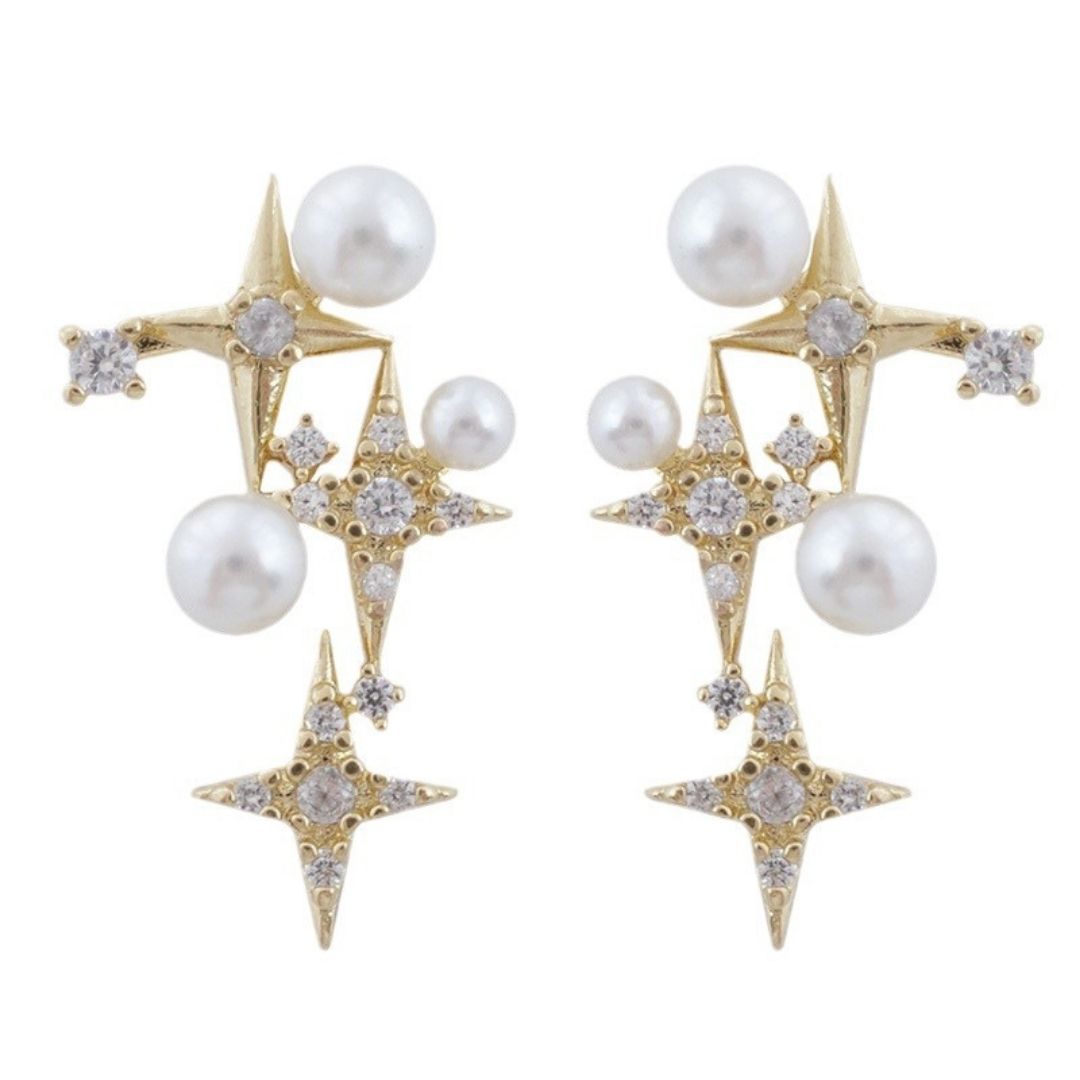 Starry Pearl Earrings