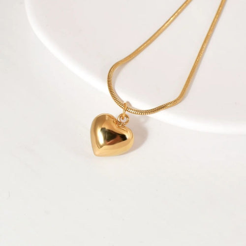 Puffy Heart Necklace
