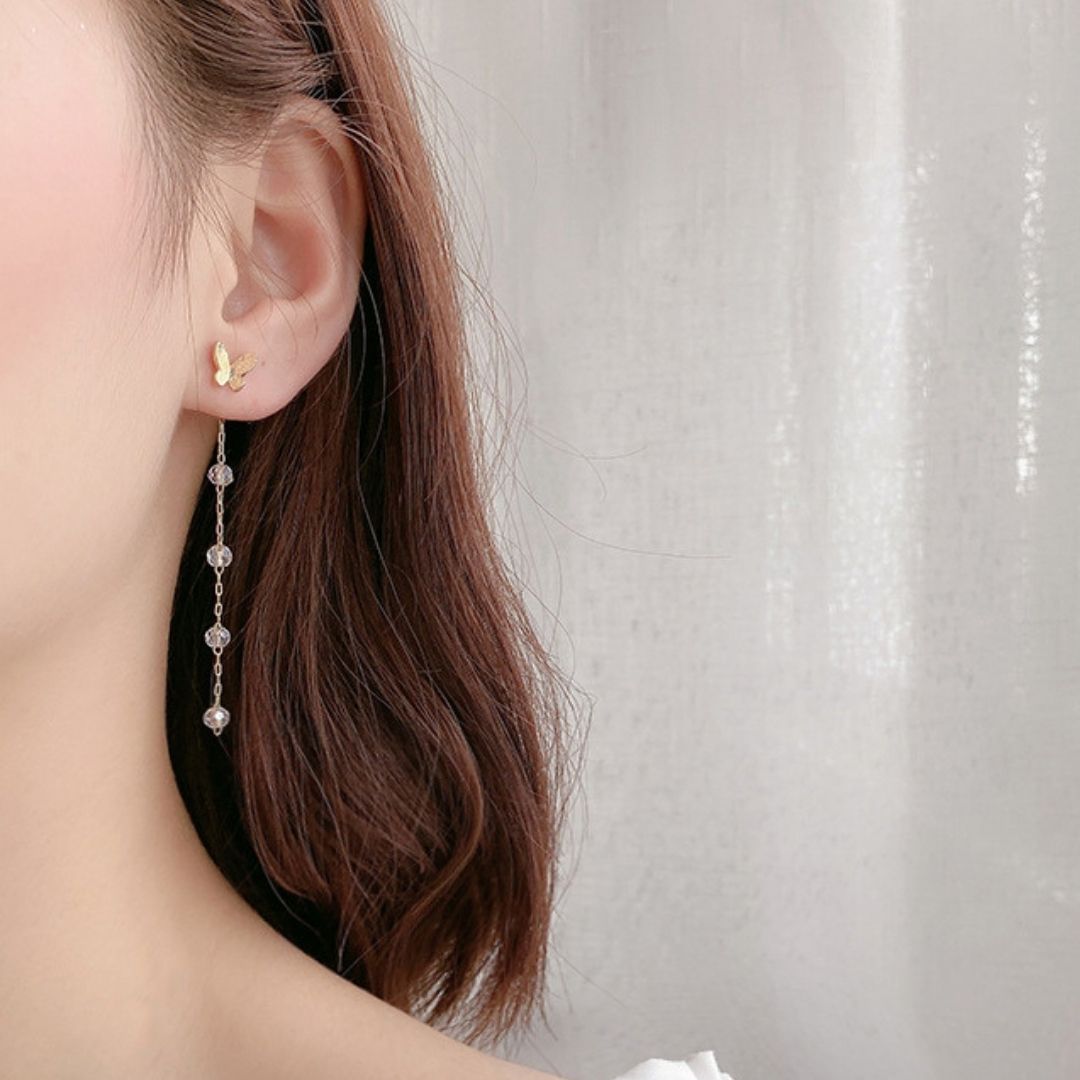 Mariposa Dewdrop Drops Earrings