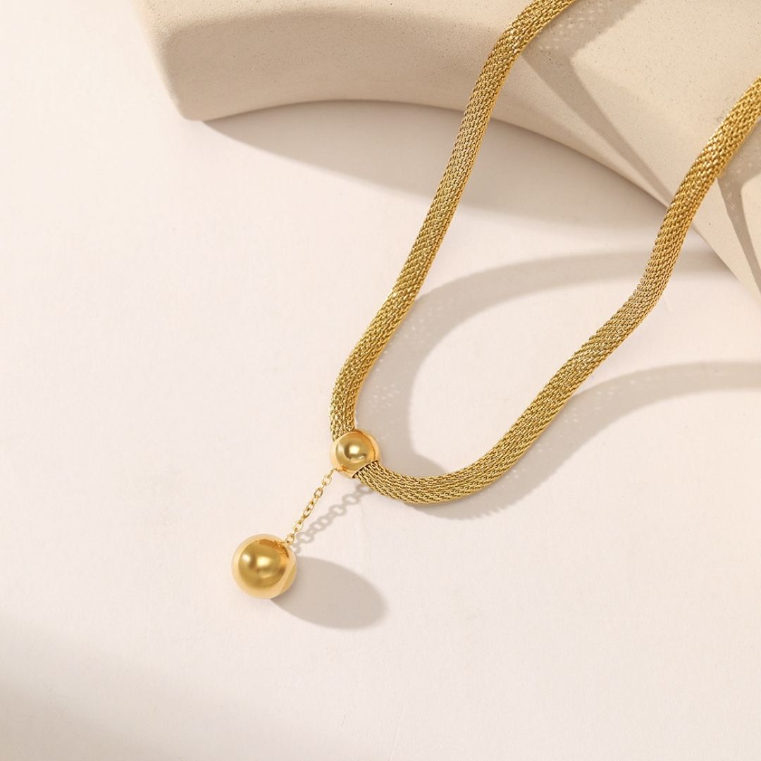 Gilded Conduit Necklace