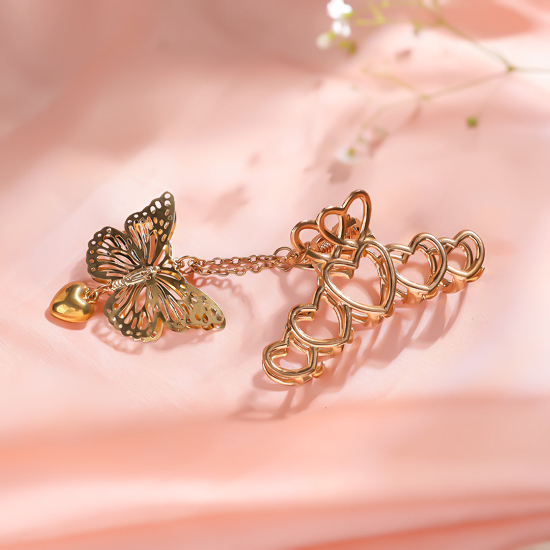 Butterfly hanging hair Claw