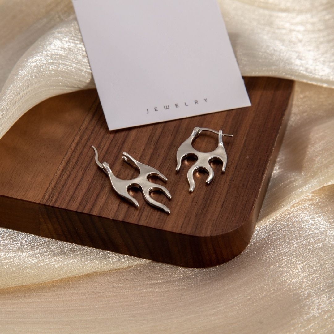 Mercury Inferno Drops Earrings