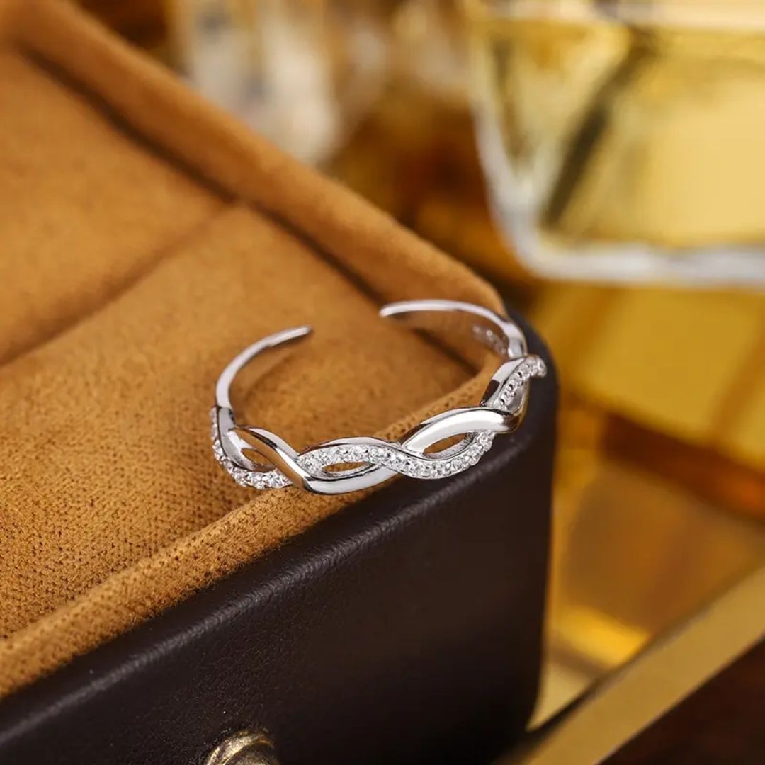 Infinity Sparkle Ring