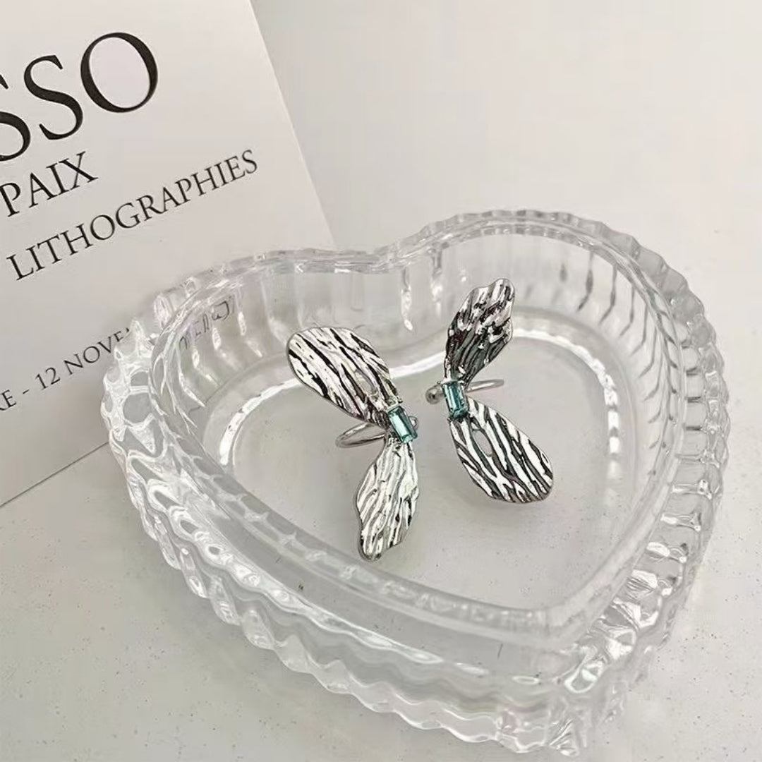 Fluttering Freedom Ear Cuff Earrings