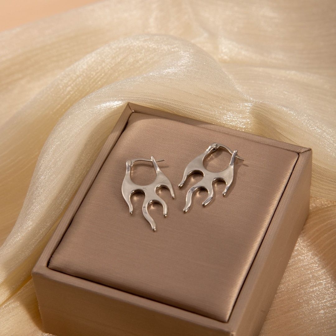 Mercury Inferno Drops Earrings