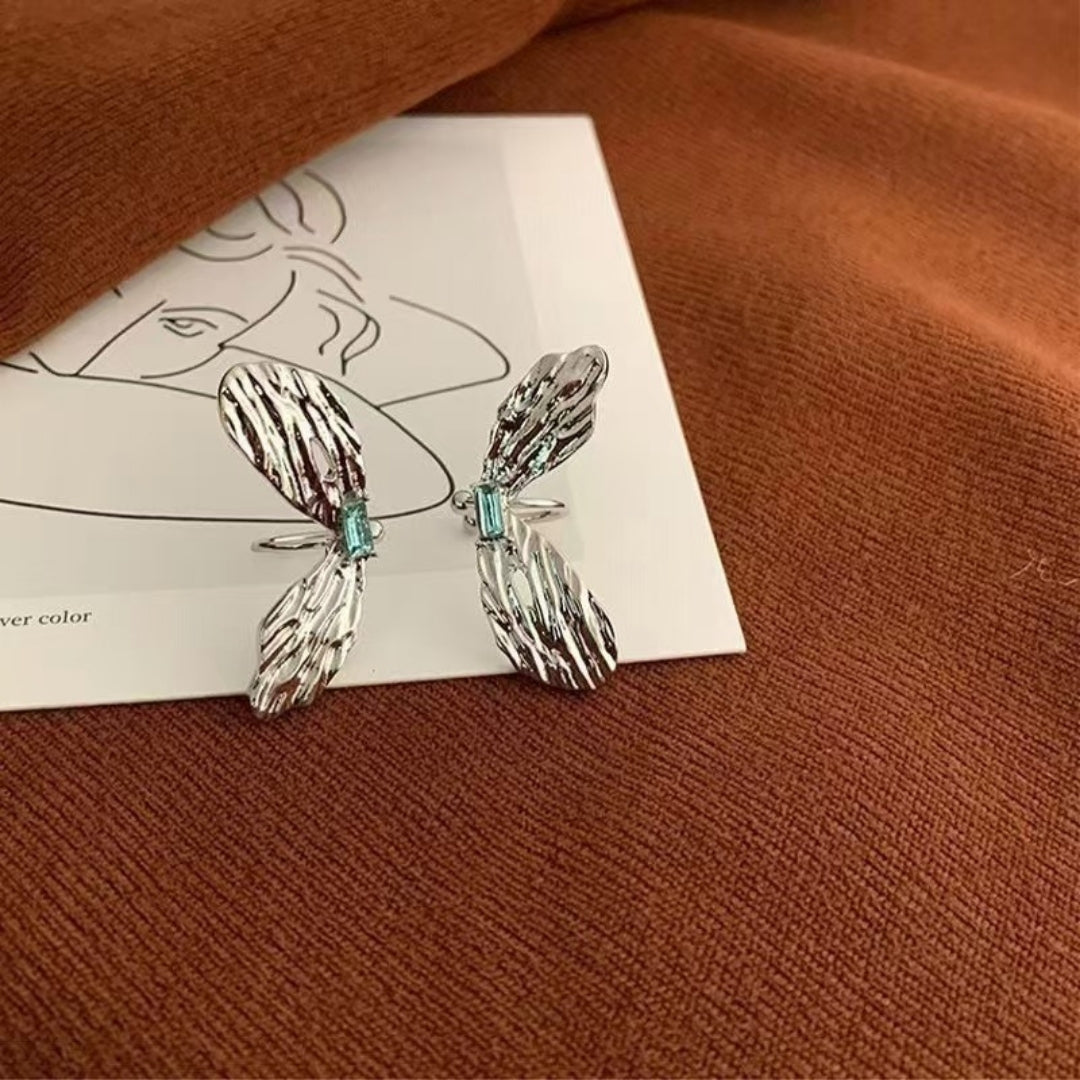 Fluttering Freedom Ear Cuff Earrings